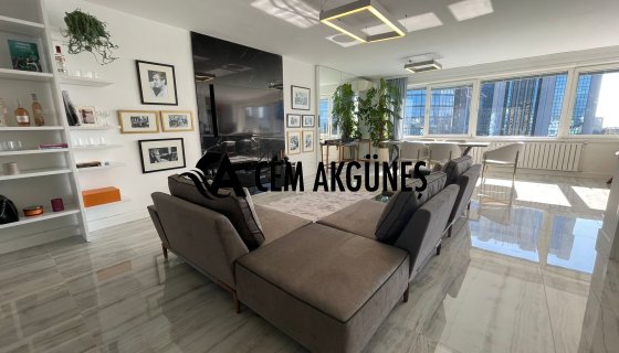 Akmerkez Karşısında Ultralüks Kiralık Daire – Boğaz ve Maslak Manzaralı